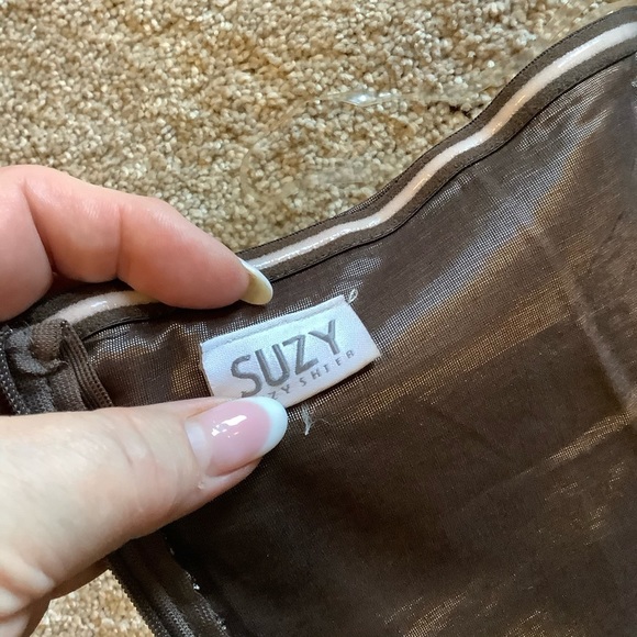 Suzy Shier Glitzy Brown Strapless Dress Size S - Picture 6 of 8